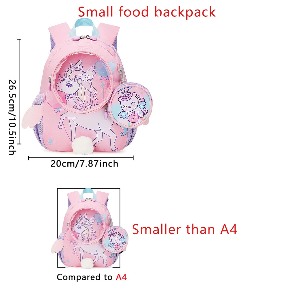 Small Toddler Backpacks 10.5inch Small food bag Baby Schoolbag