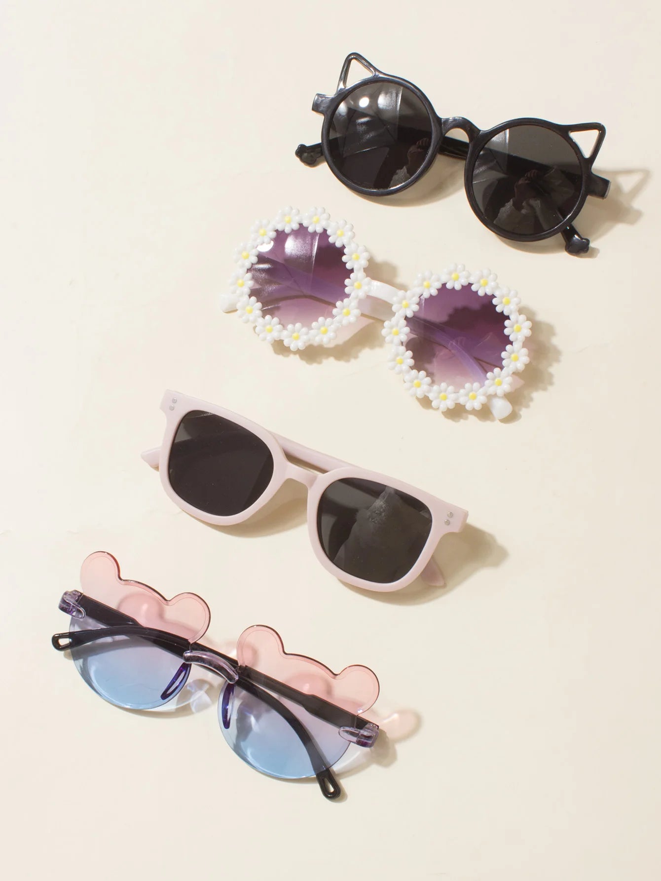 4PCS Baby Sunglasses,Baby Boy And Baby Girl Sunglasses,Cool,Cute,Baby Sunglasses Gift,Spring Accessories,Summer Accessories