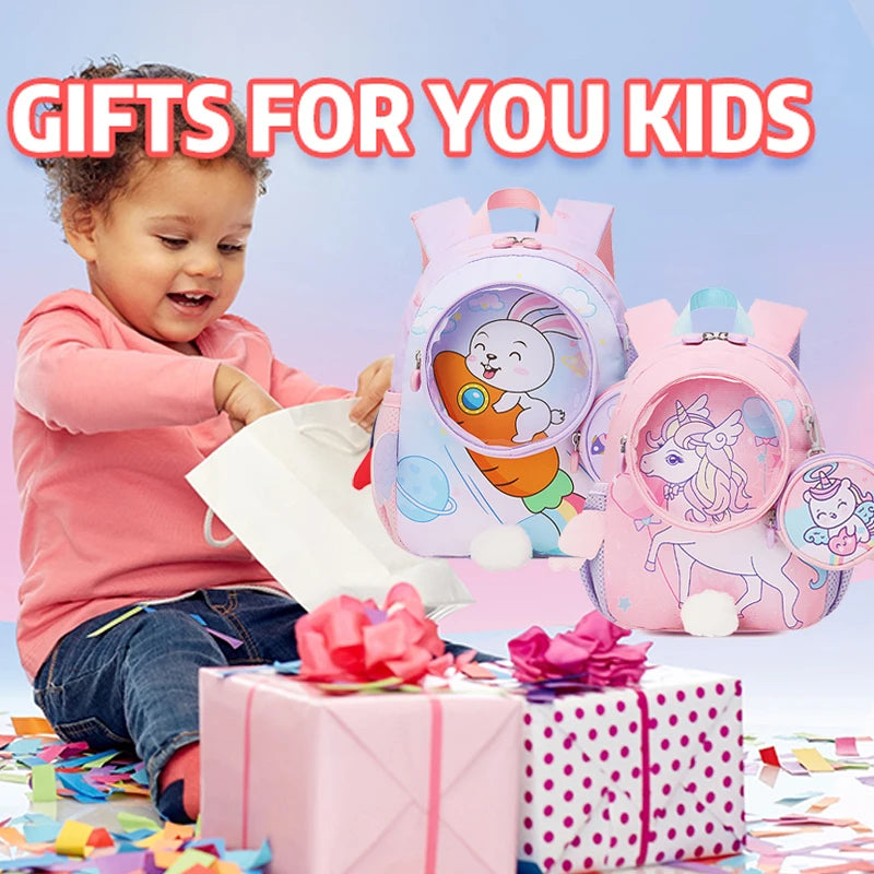 Small Toddler Backpacks 10.5inch Small food bag Baby Schoolbag