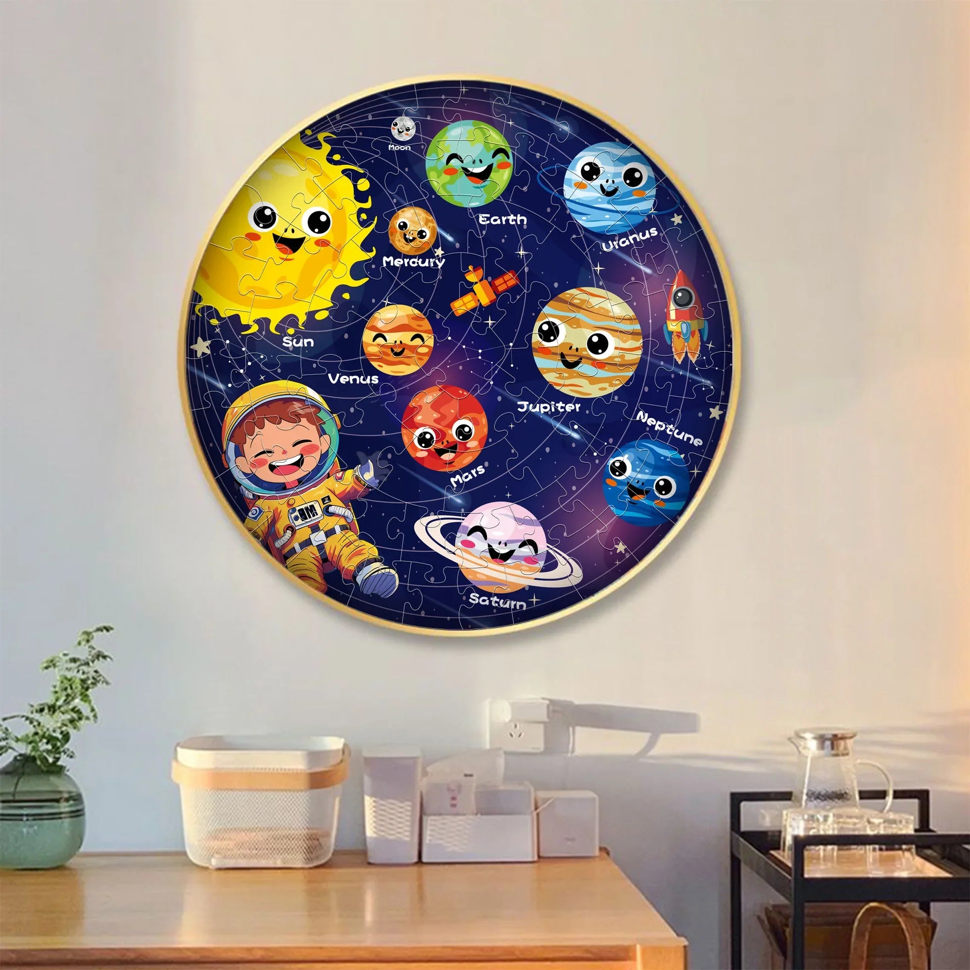 Fun Luminous Puzzles For Kids 70 Piece Creative Floor Puzzles Early Educational Learning Toy For Above 3 Years Kids Boys Girls