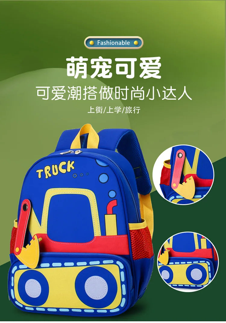 Children School Bags for Girls Boy Baby Backpacks Kindergarten Schoolbag Cartoon Animal Toddler Kids Backpack for 2-5 Years