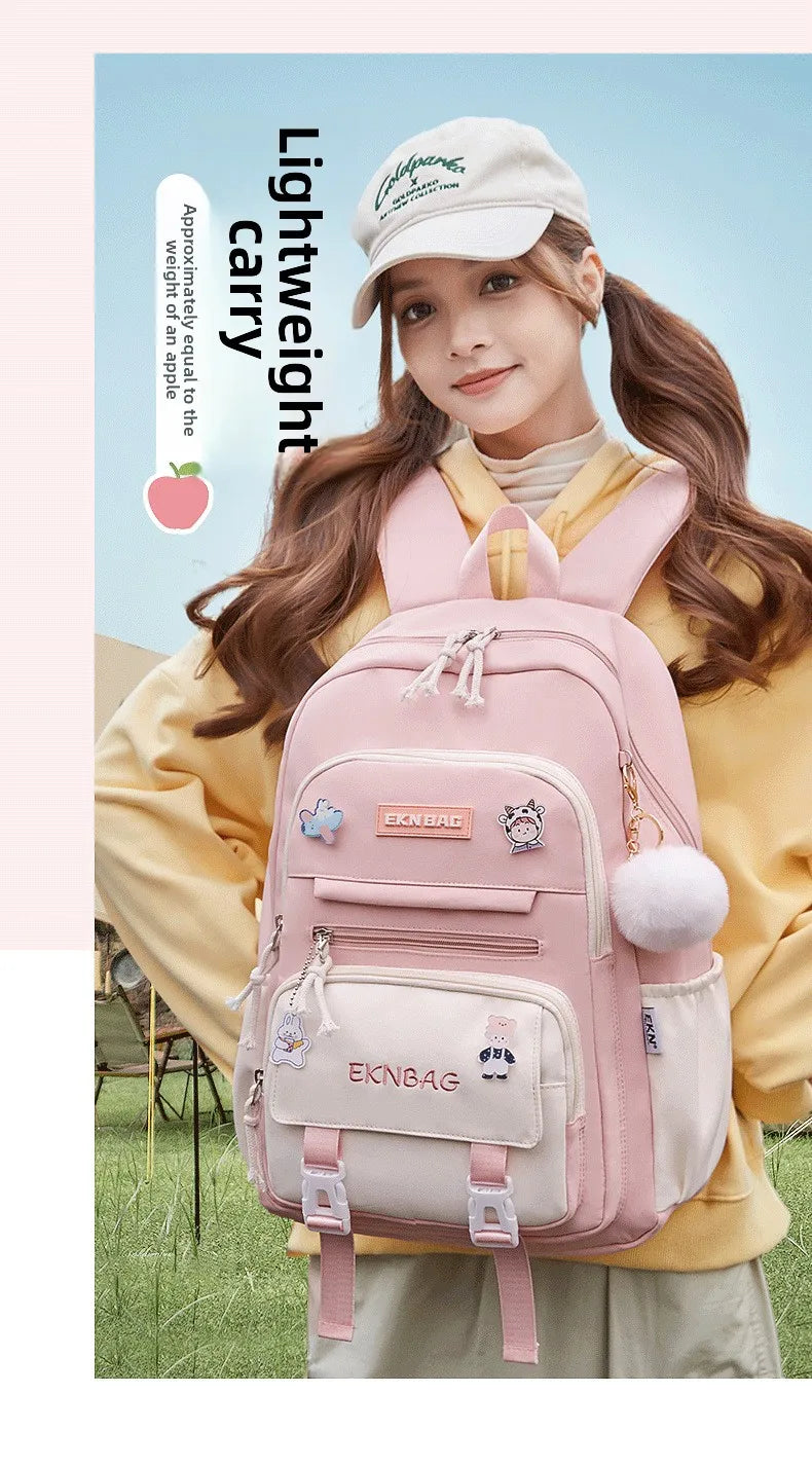 Child Girl Backpacks Primary Junior High School Bags for Girls Children Kids Bookbag Backpack New 2025 Back to School Girl Gift