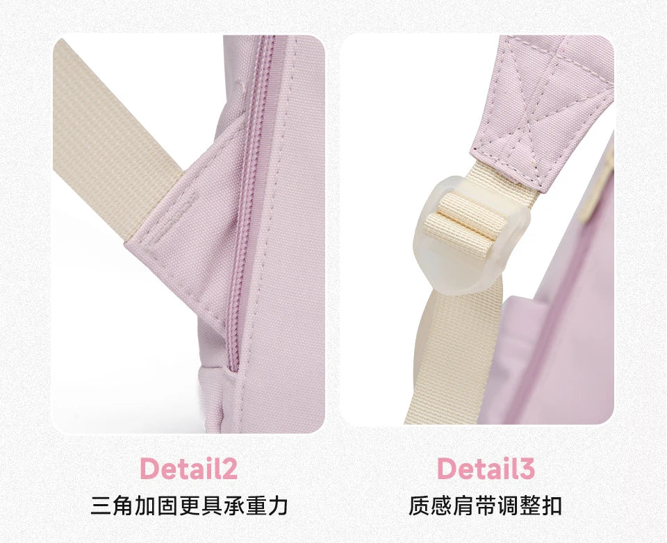 LEE Unisex Large Capacity Laptop School Bag for Women Man Leisure Oxford Waterproof Travel Backpack Candy Color Bookbag Trip