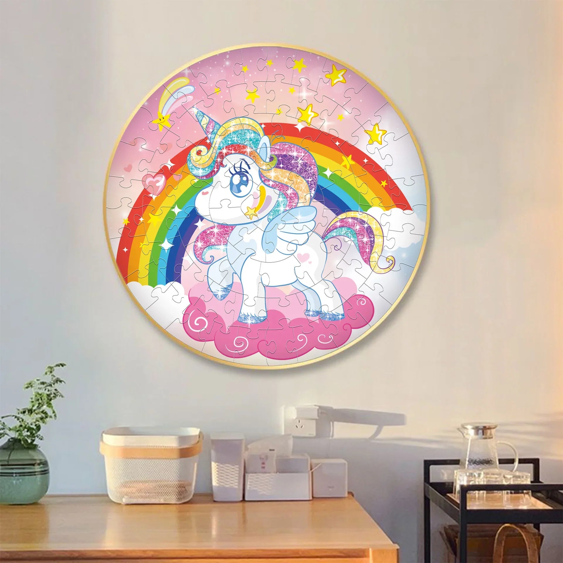 Fun Luminous Puzzles For Kids 70 Piece Creative Floor Puzzles Early Educational Learning Toy For Above 3 Years Kids Boys Girls
