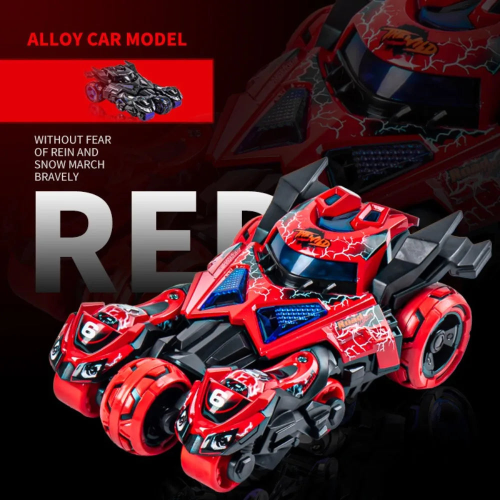 1:32 Motorcycle Ejector Car Model Diecast Model Alloy Kids Pull Back Car Toys Sound Light Inertia Simulation Motorcycle Toy