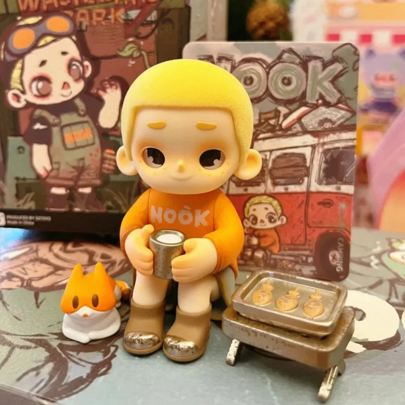 52toys Nook Wasteland Park Series Blind Box Cartoon Desktop Dolls Model Surprise Guess Bag Home Decoration Ornament Trendy Gift