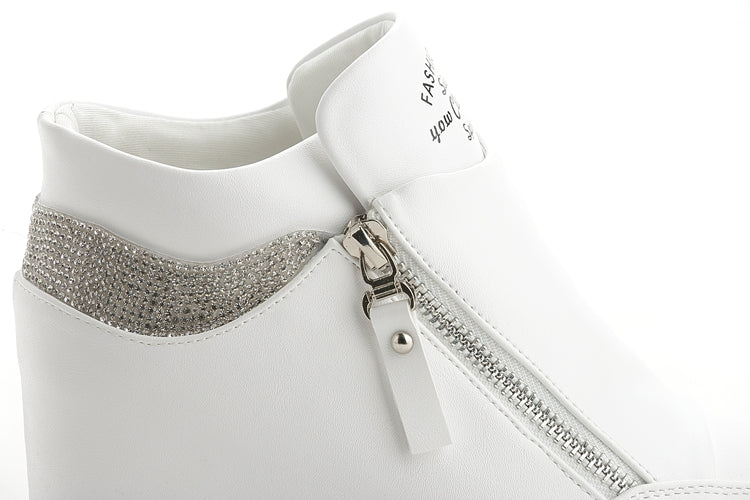 Korean Style Women's Shoes with Hidden Wedge Heel