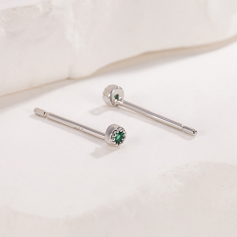 Mini Small Round Earrings For Women