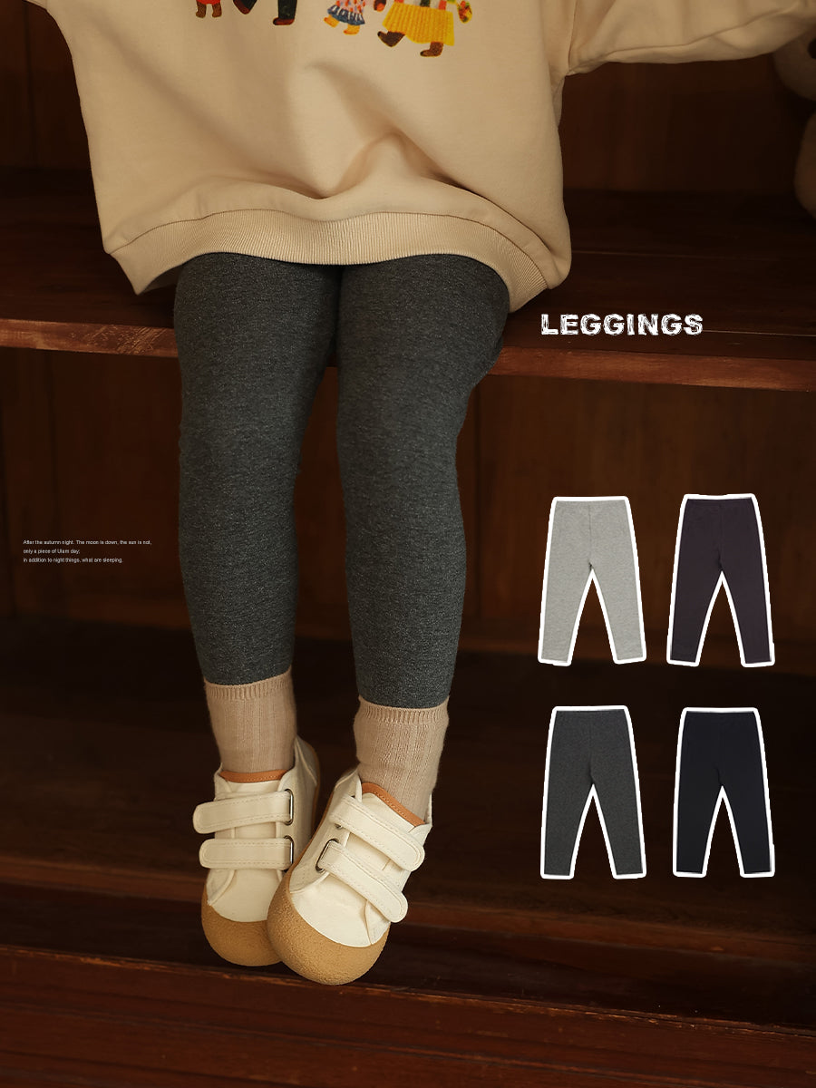 Girls' Autumn New Leggings Outer Wear Western Style Kindergarten Baby Spring And Autumn Base Pants Trousers