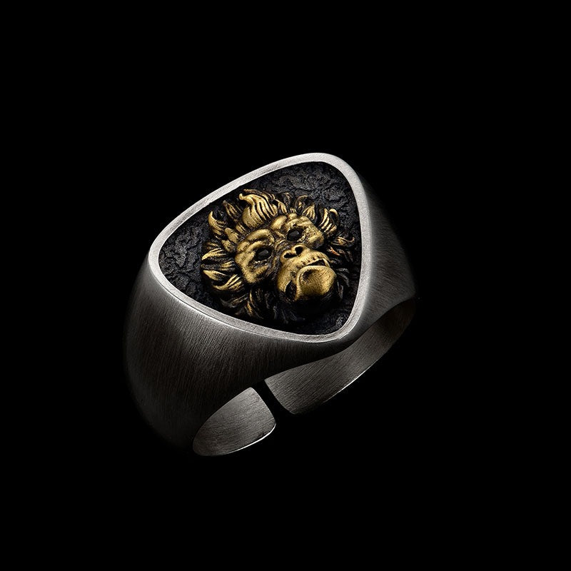 3D Zodiac Sign Ring For Men's Birth Year Original Design