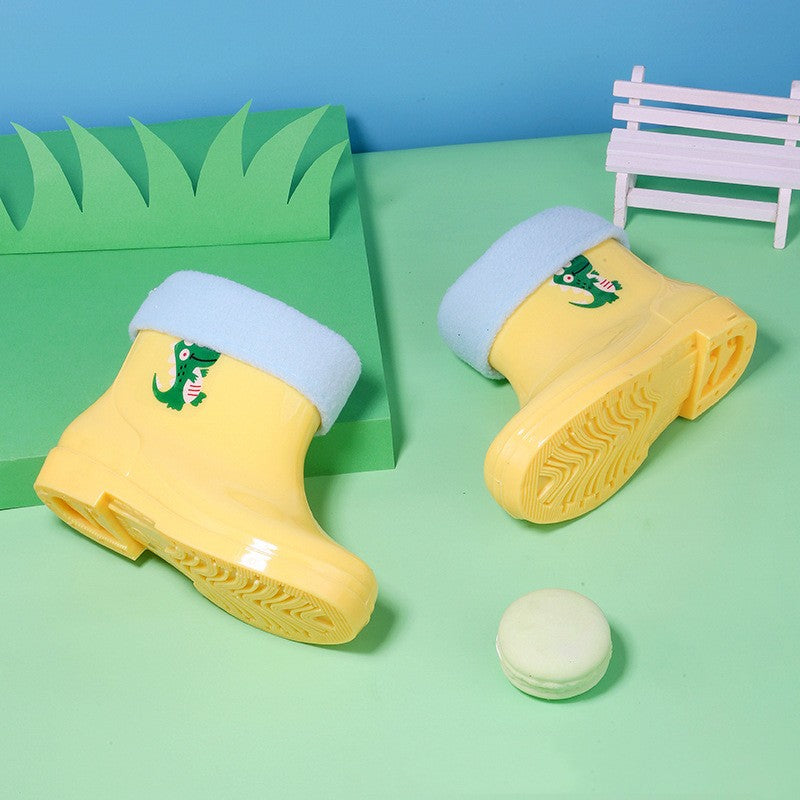 Bunny Rain Boots Children's Middle Tube Non-slip