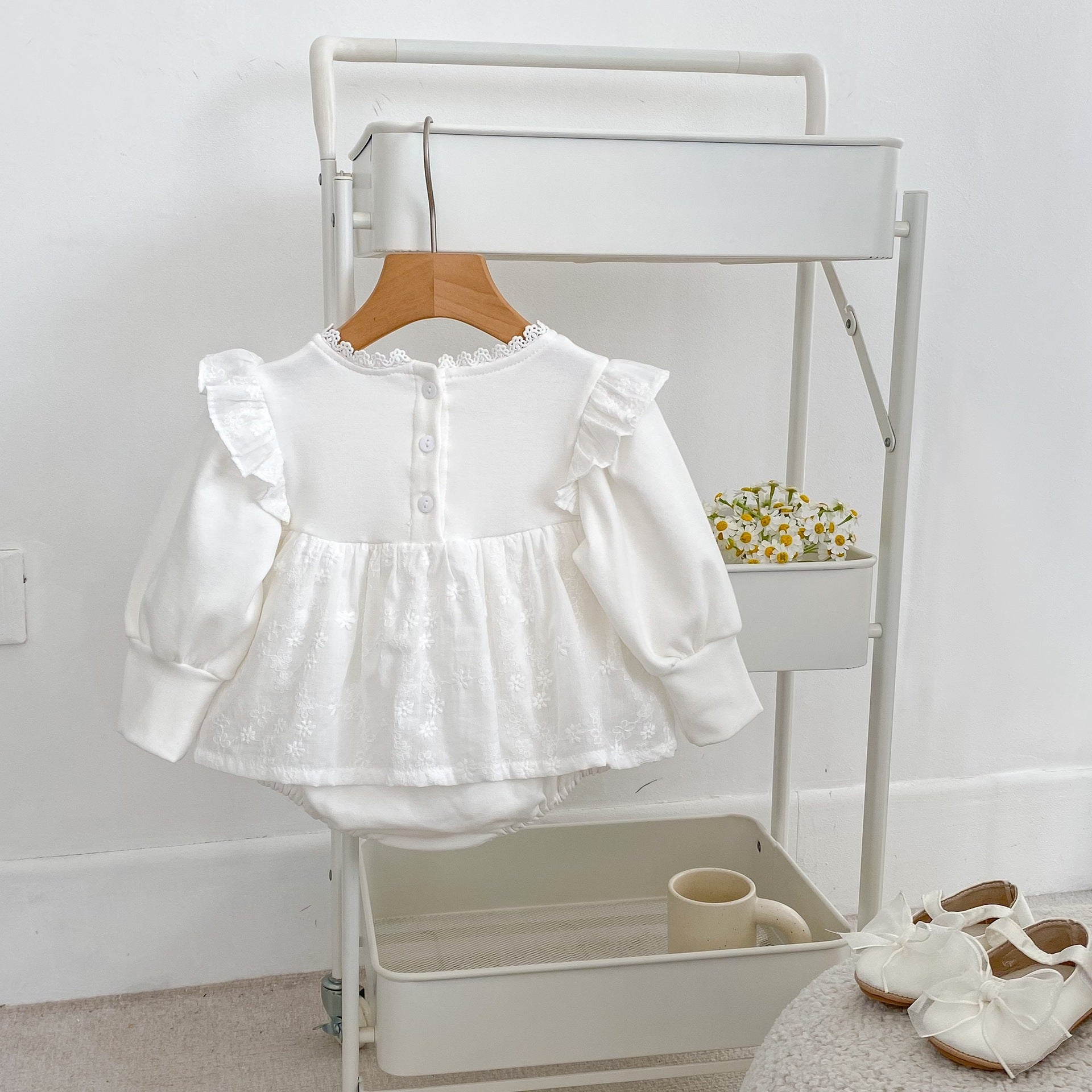 Baby Girl Embroidered False Two-piece Suit Princess Dress