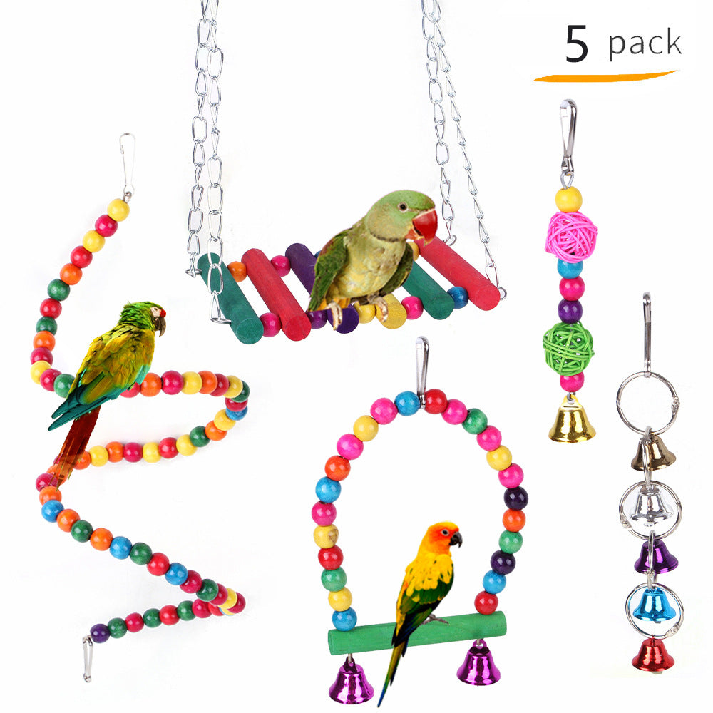 Fashion Personalized New Pet Birds Toys Suit