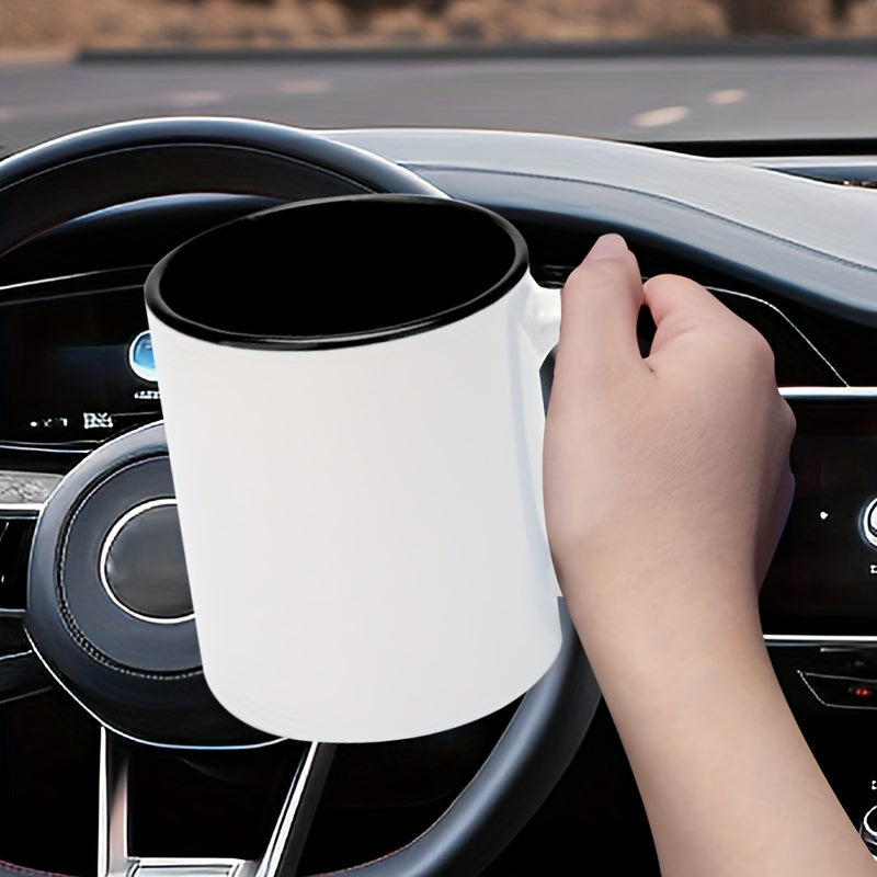 Mother of the Bride Ceramic Mug - Double-Sided Design, Reusable, Multipurpose, White Tea Cup for Hot or Cold Drinks, Home Kitchen Item