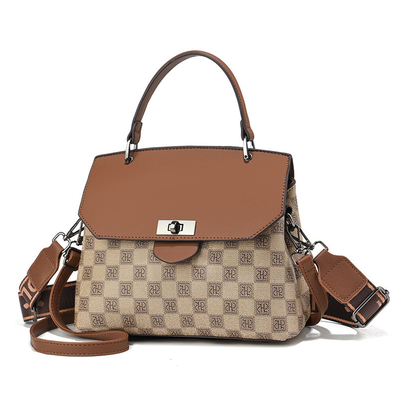 Fashion Versatile Color-block Women's Shoulder Bag