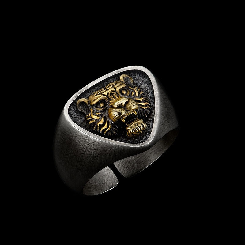 3D Zodiac Sign Ring For Men's Birth Year Original Design