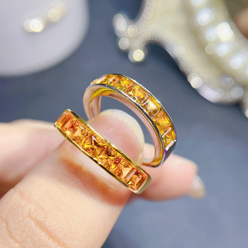 Natural Citrine Ring For Women