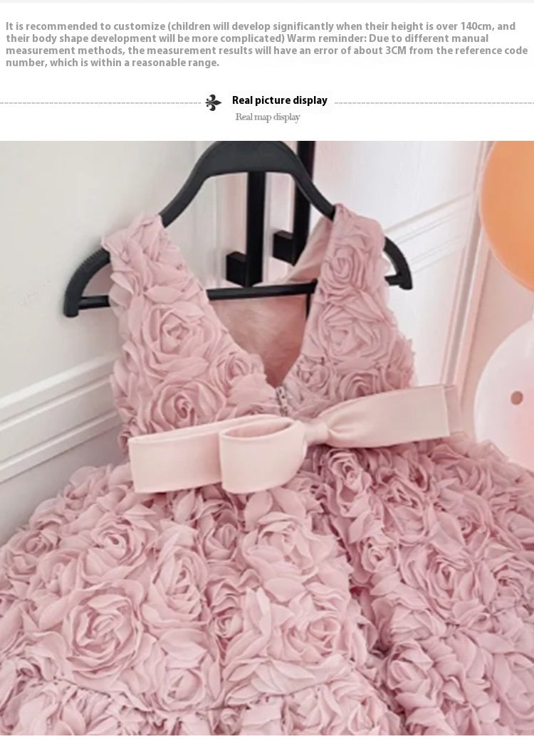 One Year Old Celebration Dress Baby Girl Birthday Princess Dress