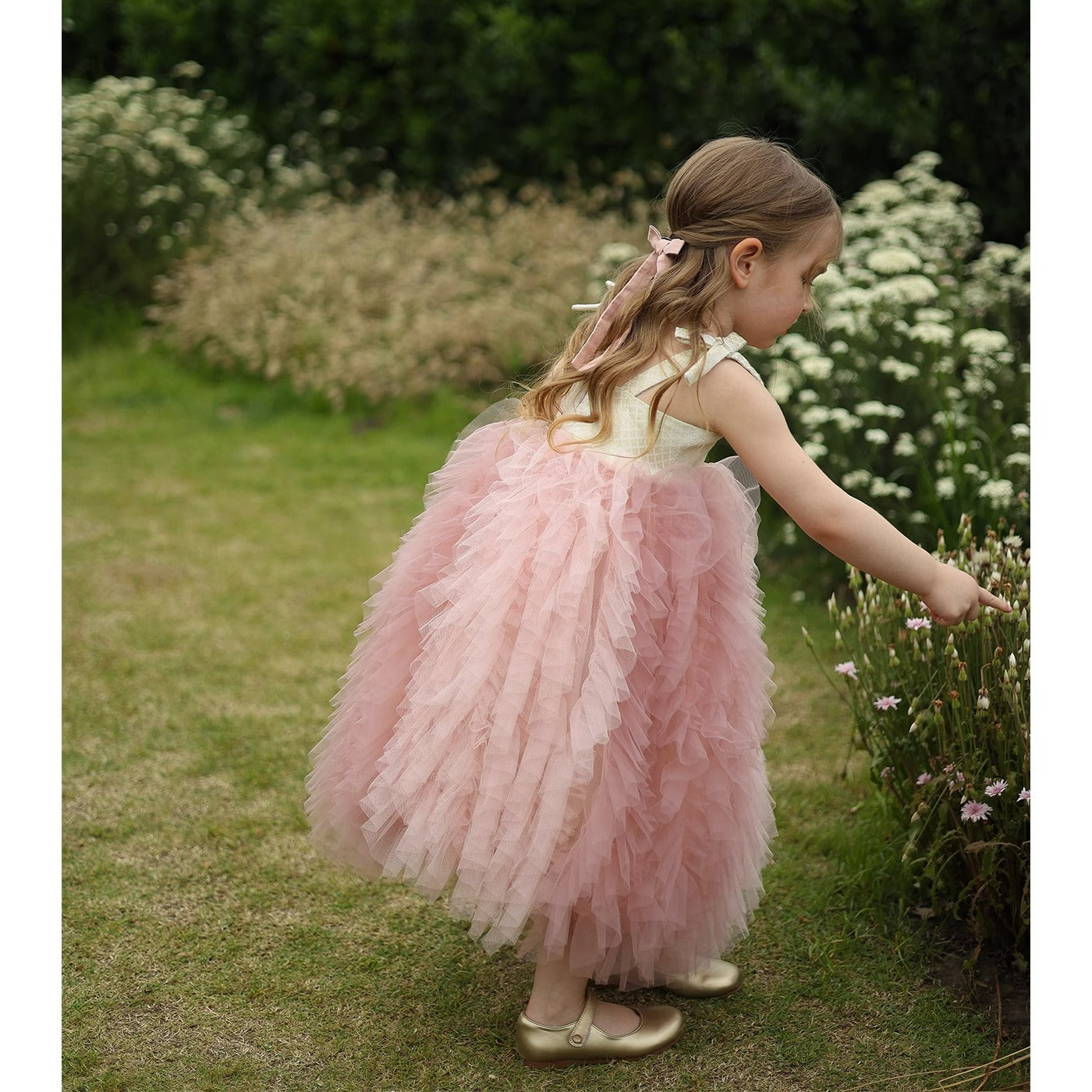 Summer New Suspender Baby Girl Puffy Gauze Princess Dress