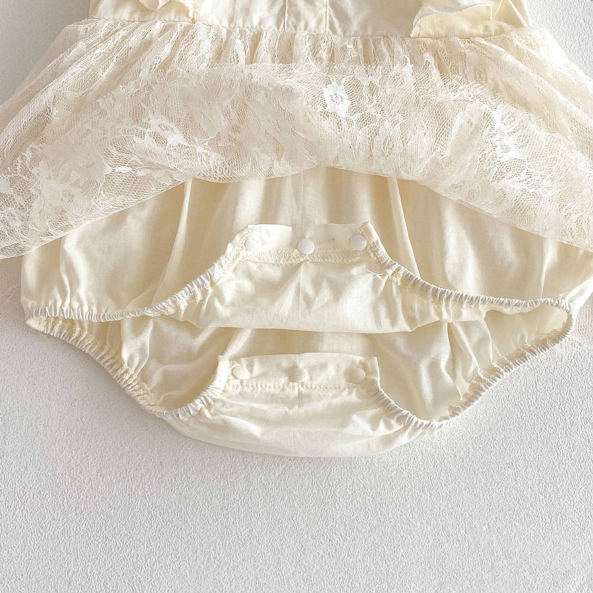 Summer Thin Baby Girl Jumpsuit Lace Dress