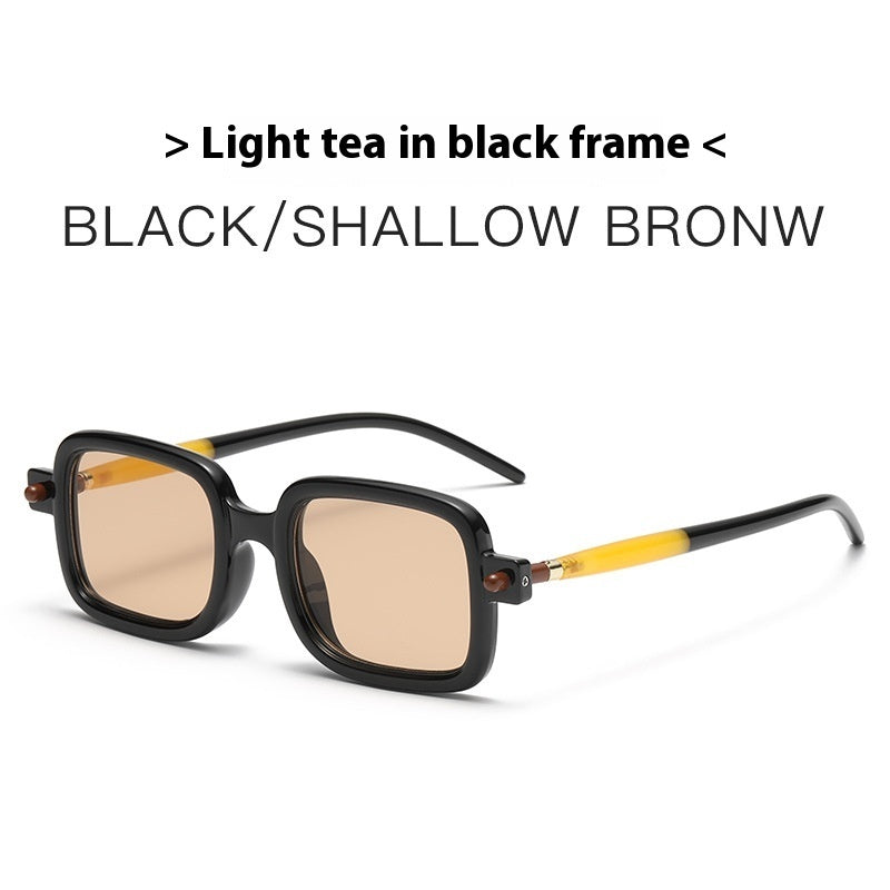 Retro Artistic Square Sunglasses Women