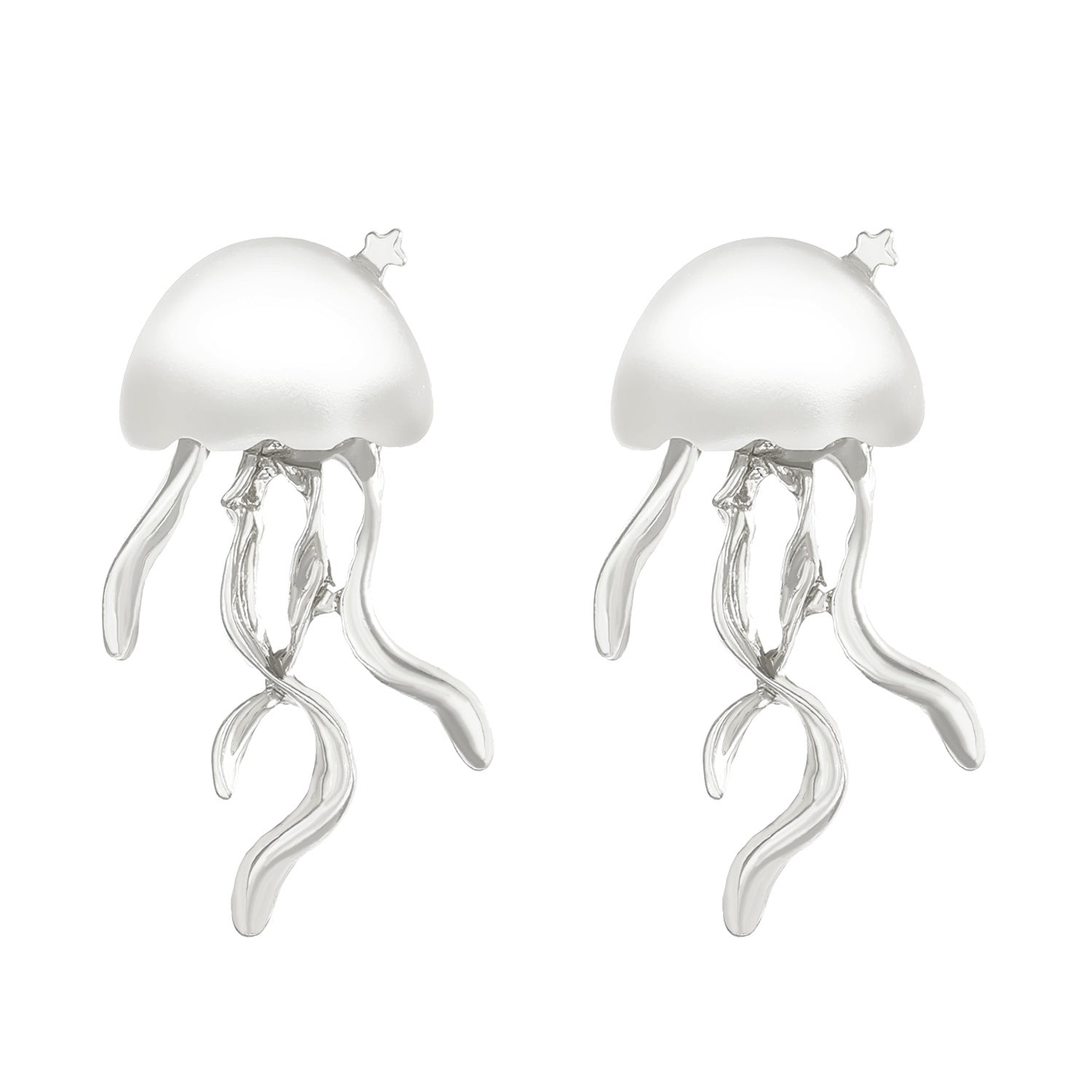 Alloy Jellyfish Tassel Necklace For Women