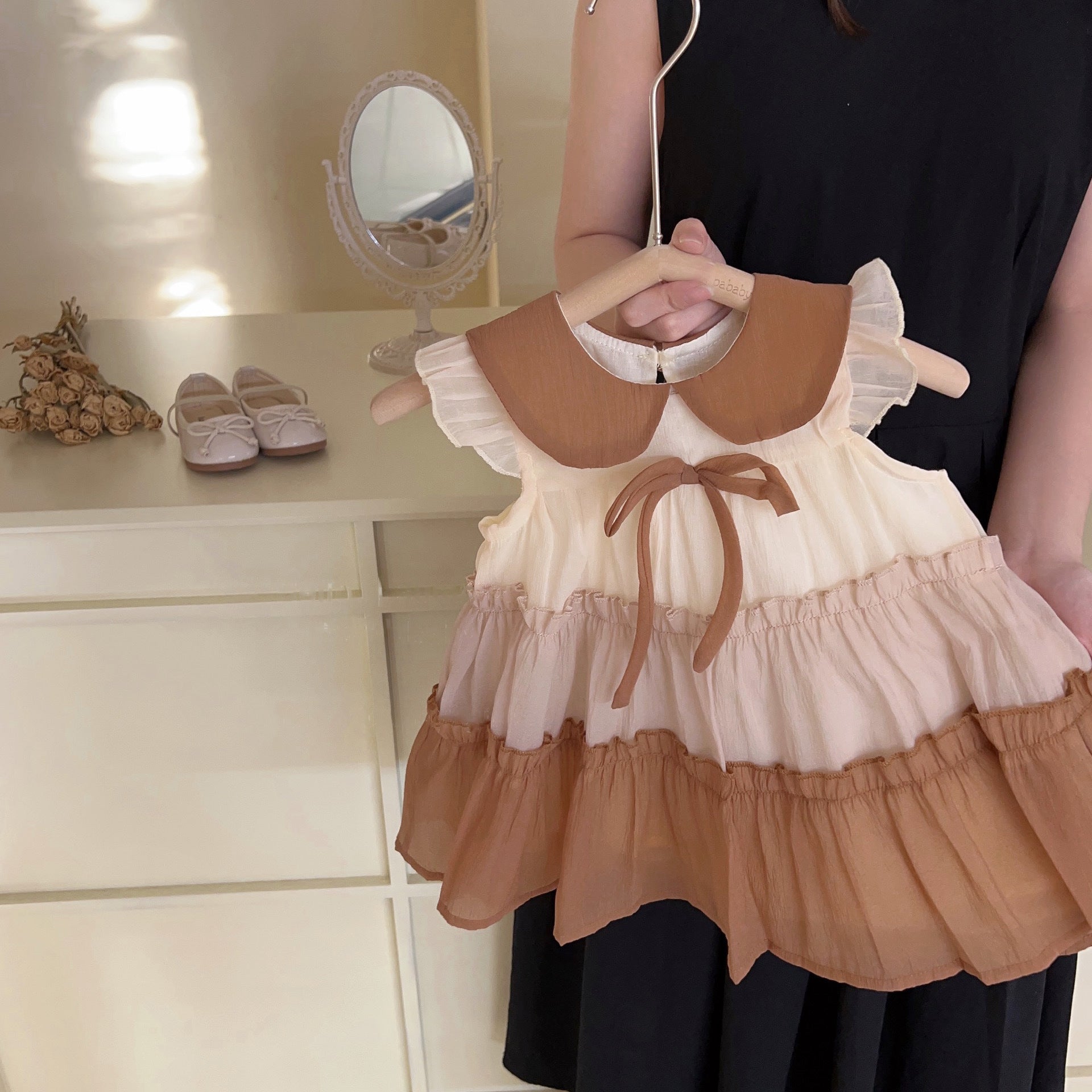 Baby Girl Sleeveless Princess Style Vest Dress