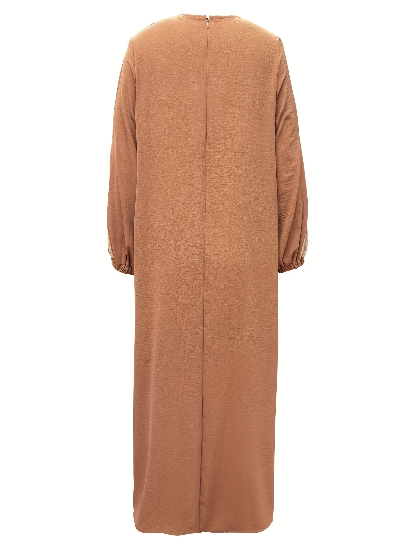 [Elegant Dress] Elegant Women's Dress - Maroon & Gray Color Block, Long Sleeveless Maxi with Tie-Waist Detail | Stylish Maxi Dress | Flowing Gown, Perfect for Spring/Summer/Fall, Cultural Wear