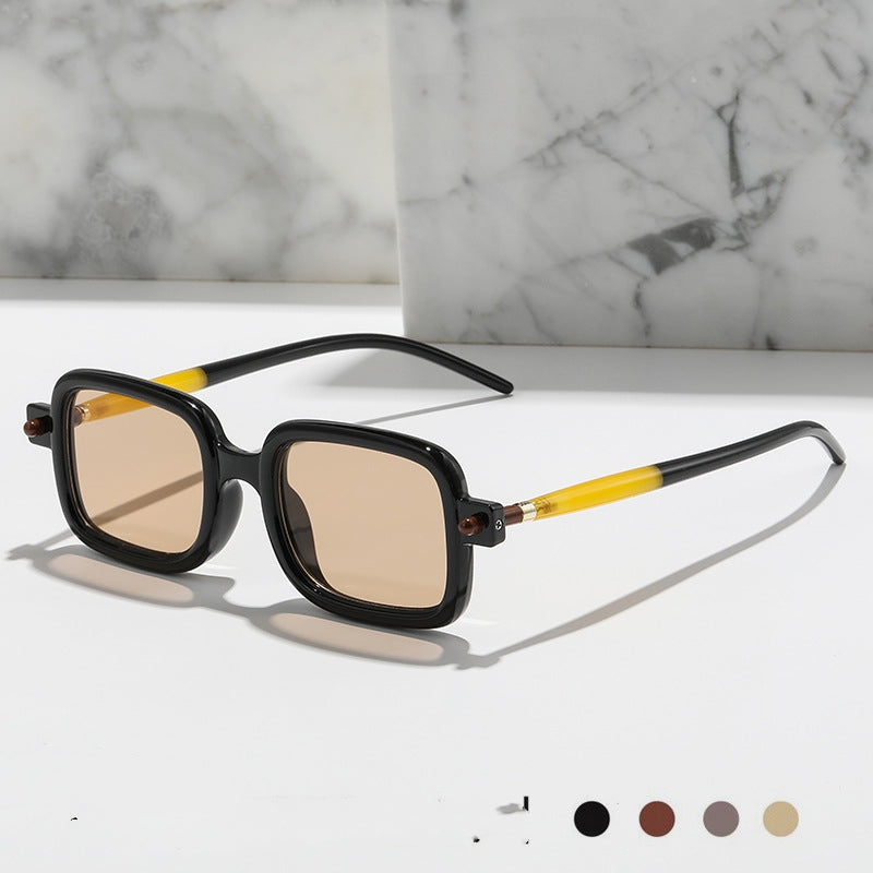 Retro Artistic Square Sunglasses Women