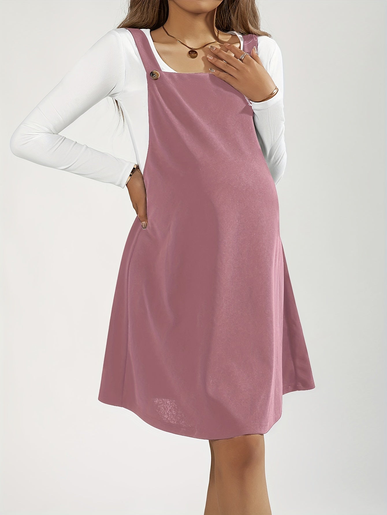 Backed Pregnant Women's Dress YY192