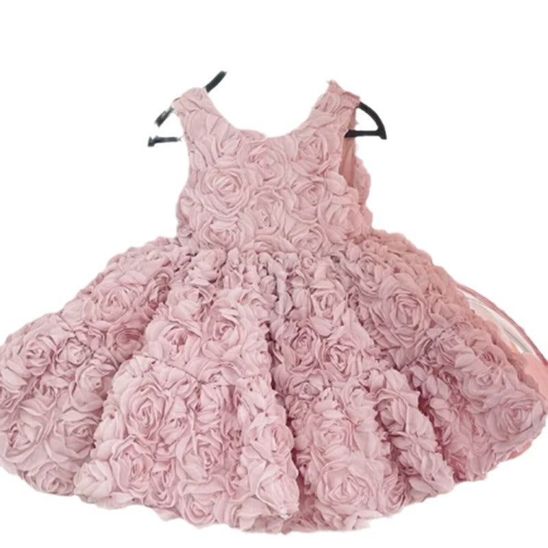 One Year Old Celebration Dress Baby Girl Birthday Princess Dress