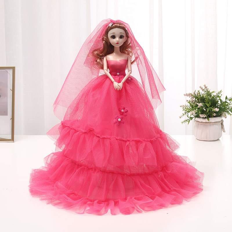 Cute princess pendant cloth doll wedding dress doll