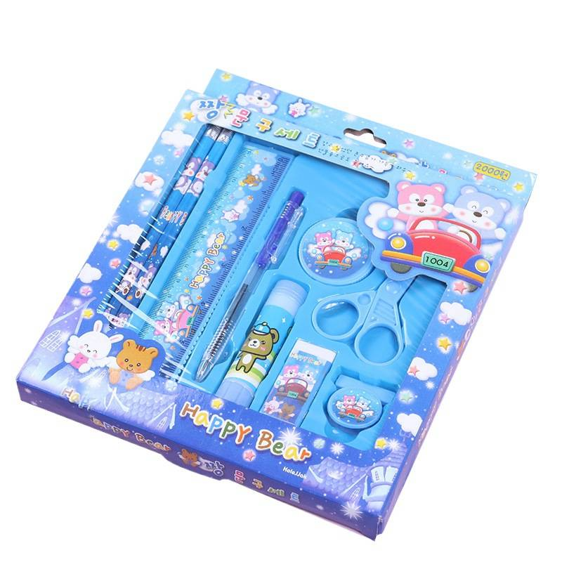 Pencil eraser set