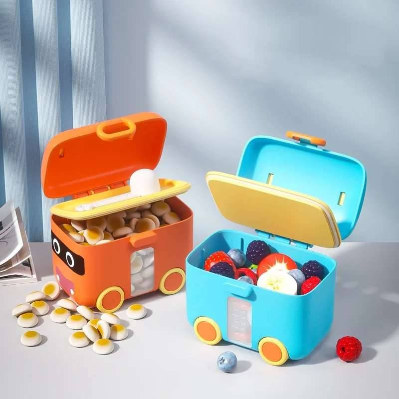 Car design powder milk/ food storage box