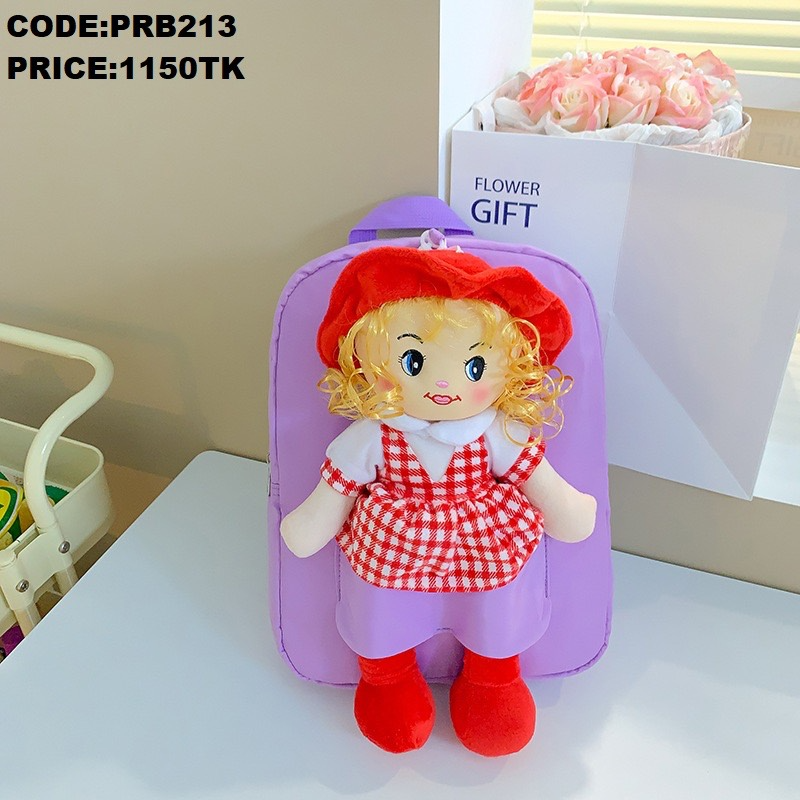 Cute doll children's backpack 3-5 years old