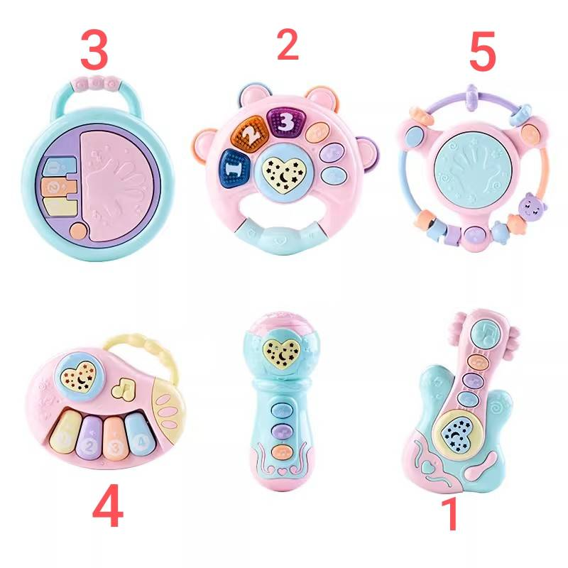 Light projection and musical early educational toys