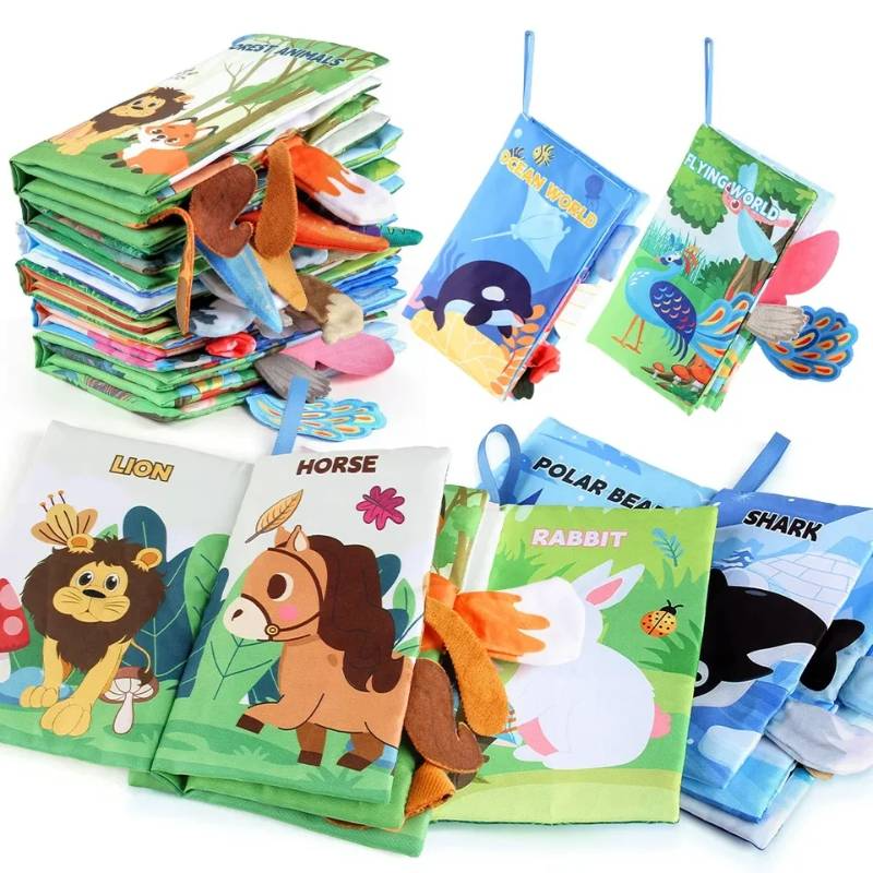 Baby cloth book for early learning