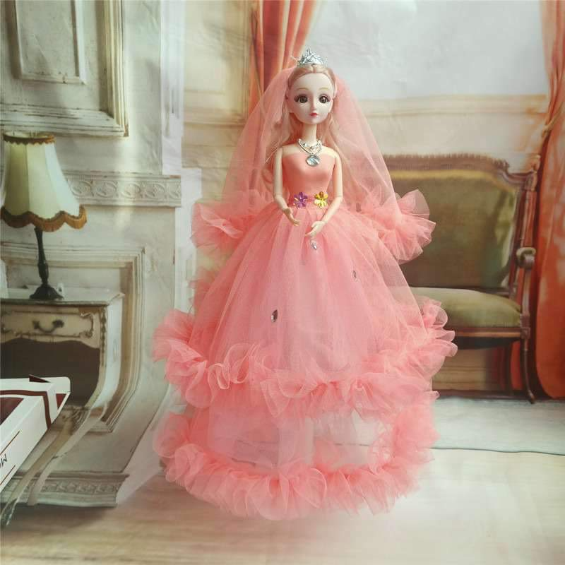 Cute princess pendant cloth doll wedding dress doll