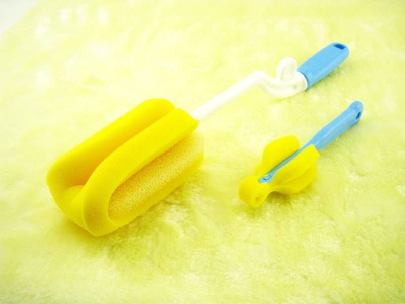 Kitchen Accessories Baby Bottle Sponge Cleaning Brush