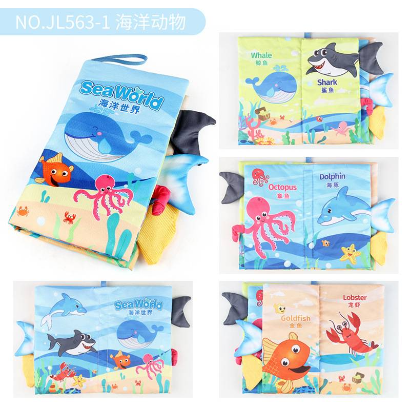 Baby cloth book for early learning