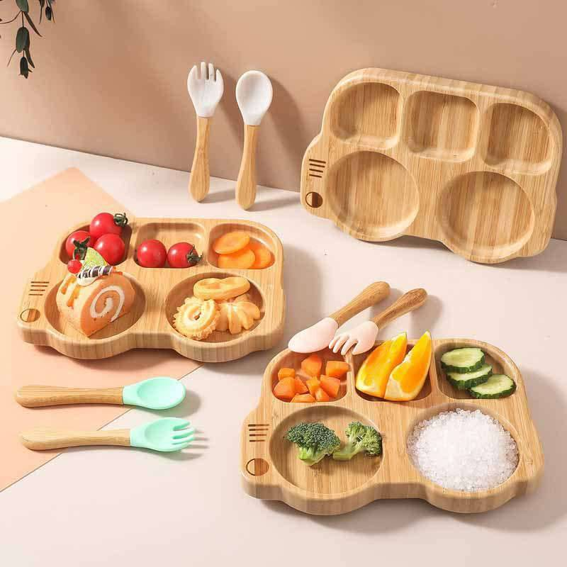 Bamboo Plates set For Baby(made in china)