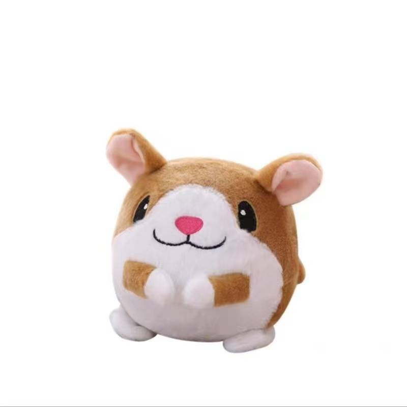 Singing, speaking, sound repeating bouncing charging toy