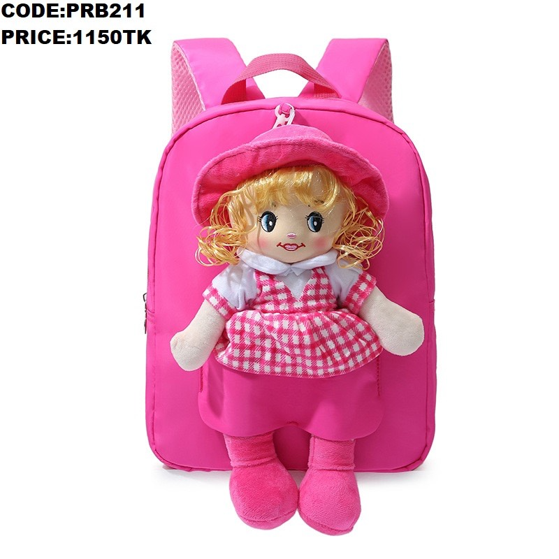 Cute doll children's backpack 3-5 years old