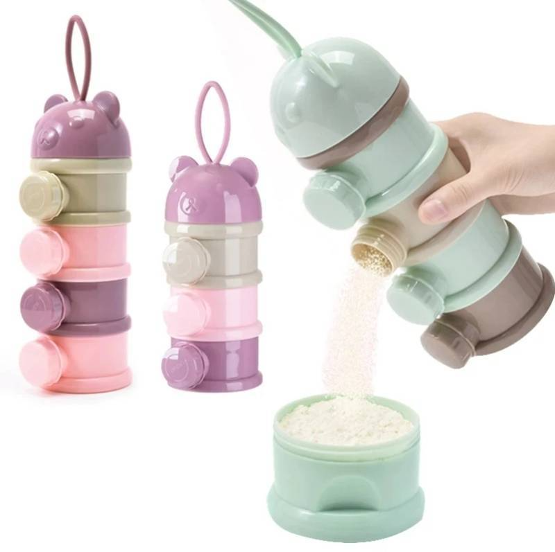 Portable 3layer baby milk storage and food storage