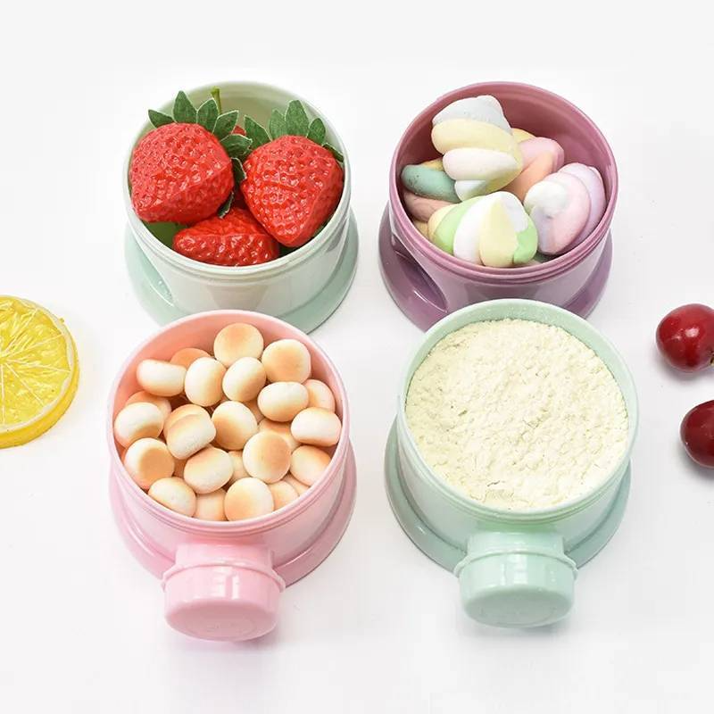 Portable 3layer baby milk storage and food storage