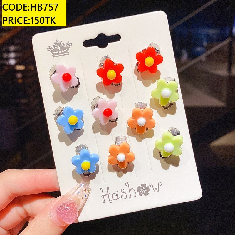 Children’s tip earring 5pair set