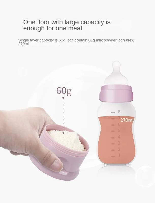 Portable 3layer baby milk storage and food storage