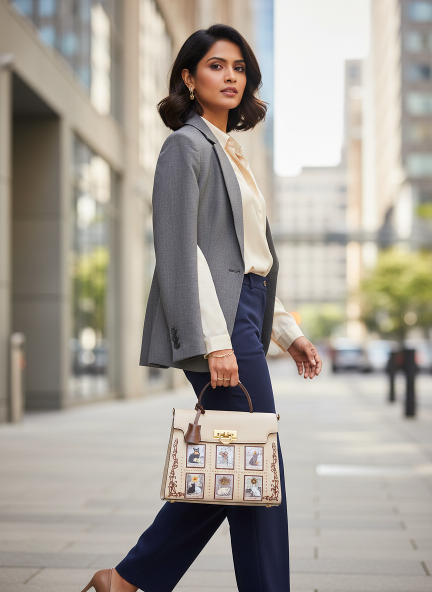 Niche Kelly Bag Professional Banner with Bangladeshi Model